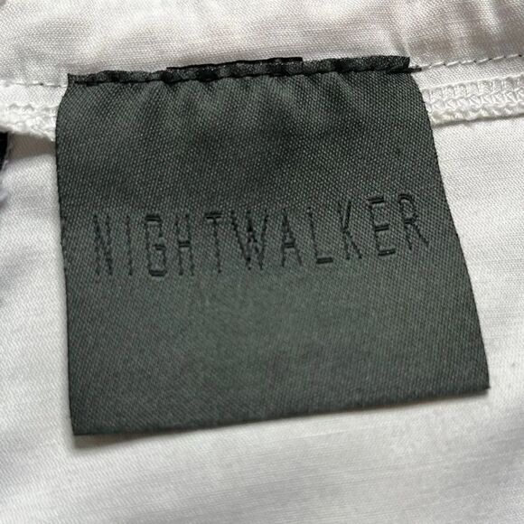 NIGHTWALKER High Waisted Ruffle Trim Lace Shorts Black and White Size Small - Picture 8 of 8